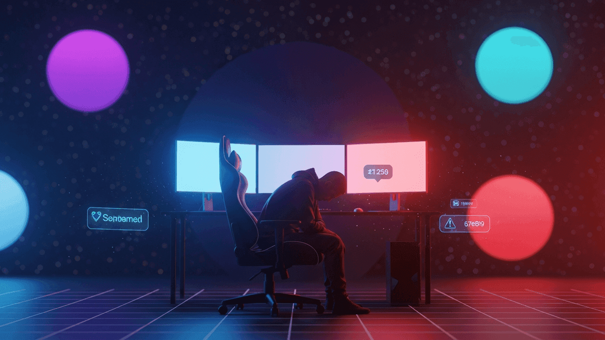 Courbe d'épuisement streamer 2026, signaux d'alerte burnout