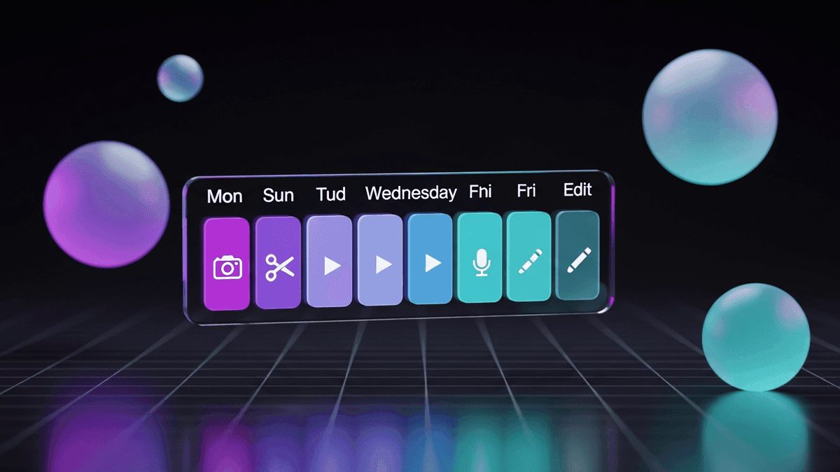 Calendrier éditorial streamer pro 2026, répartition semaine streams clips posts