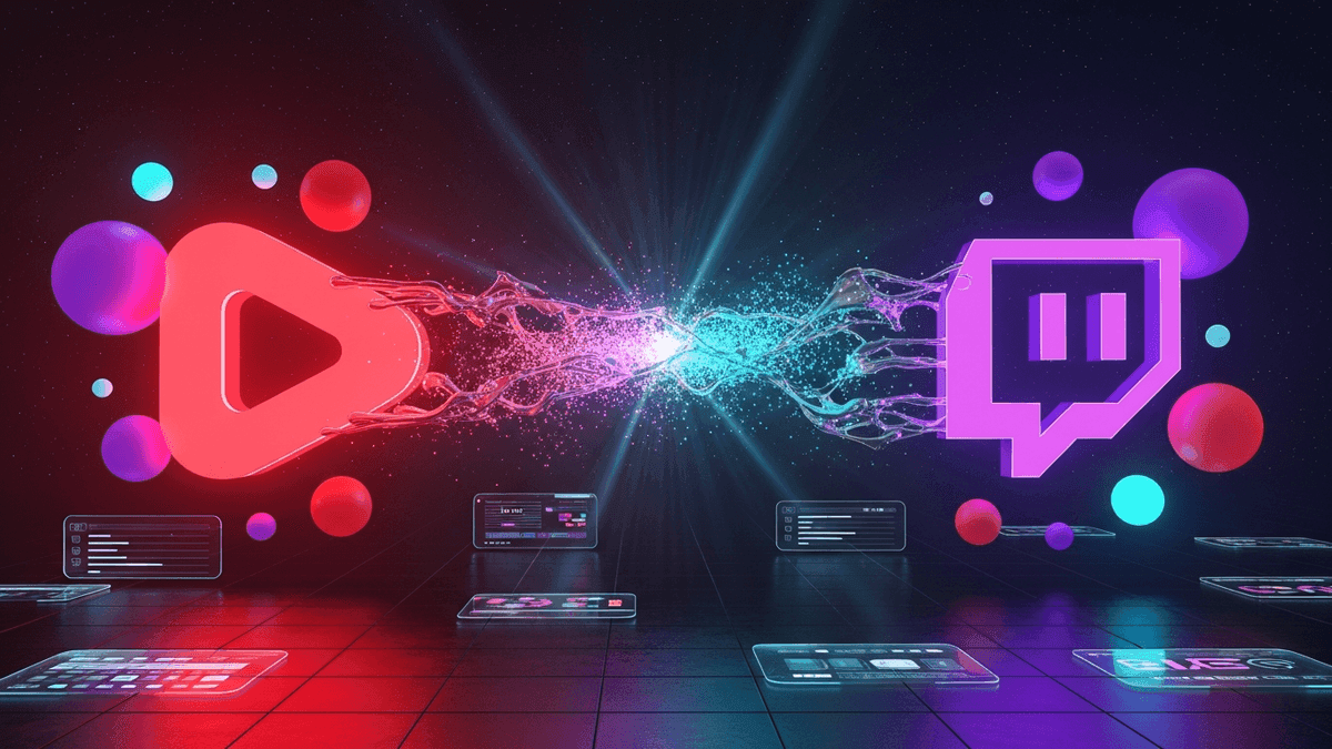 Pivot Twitch vers YouTube long-form, croissance chaîne 100k subs