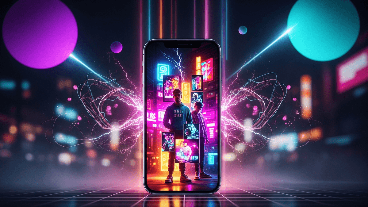 12 hooks TikTok viraux 2026 affichés en typographie streetwear